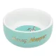Trixie tál kerámia Honey & Hopper türkiz 250 ml, Ø 11 cm
