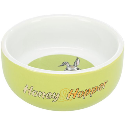 Trixie Kerámia Tál Honey & Hopper 250ml /11cm Zöld