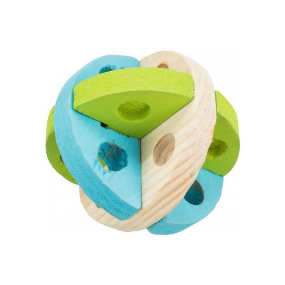 Trixie játék Fa Karika Rágcsálóknak 8cm