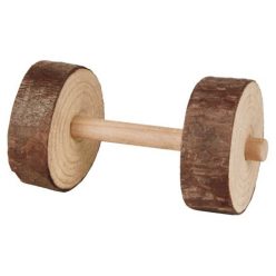 Trixie játék Súlyzó Fából 2 Féle 9×4.5cm