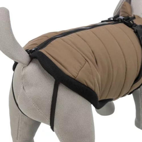 Trixie kabát Pirou hámmal S 40cm barna