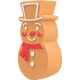 Trixie Xmas latex mézeskalács hóember 11cm