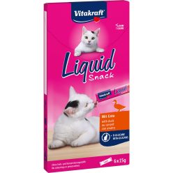 Vitakraft Cat Liquid Snack kacsahússal 6x15g