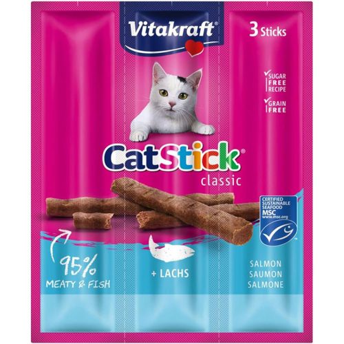 Vitakraft Cat Mini Stick lazac 3x6g 