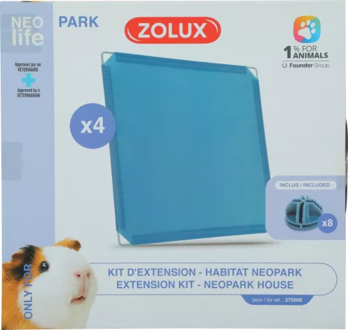 ZOLUX Neolife Karám teli panel szett 4db 35x35cm kék