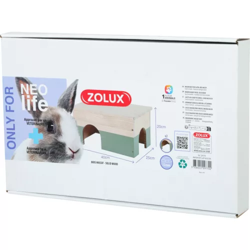 ZOLUX faház lépcsős 40x25x20 cm Zöld