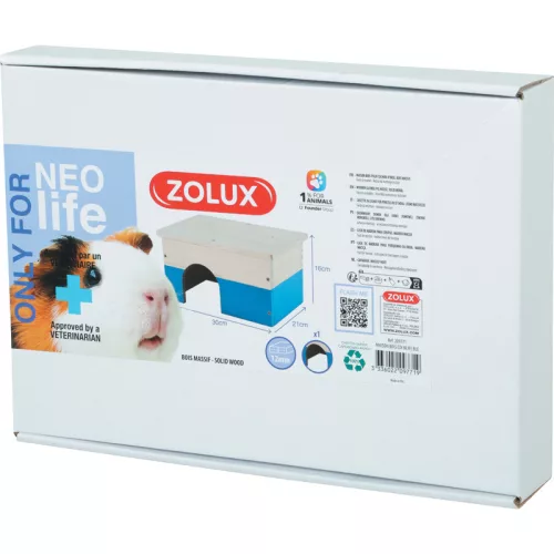 ZOLUX faház lépcsős 30x21x16 cm Kék