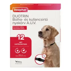   Beaphar DUOTRIN bolha- és kullancsirtó nyakörv kutyáknak 65cm