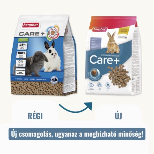Beaphar Care+ felnőtt nyúltáp 1,5kg