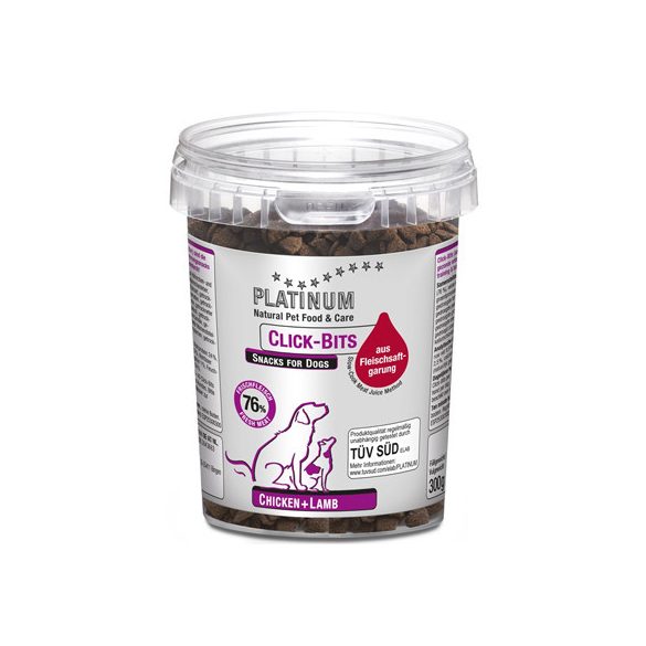 Platinum Click-Bits Chicken+Lamb 300g