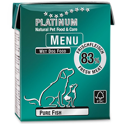 Platinum Menu pure fish - hal konzerv 375g - Kifutó