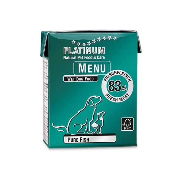 Platinum Menu pure fish - hal konzerv 375g