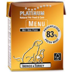   Platinum Menu Iberico + turkey - ibériai sertés és pulyka 375g - Kifutó