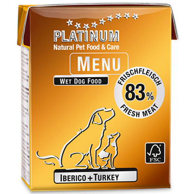 Platinum Menu Iberico + turkey - ibériai sertés és pulyka 375g - Kifutó